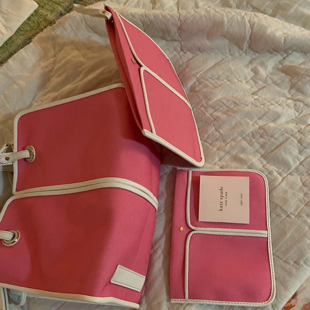 Canvas Kate Spade NWOT satchel.